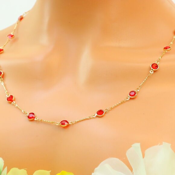 Minimalist Necklace, Sleek & Modern Design, Women’s Fashion, YC110452-N - Picture 5 of 10